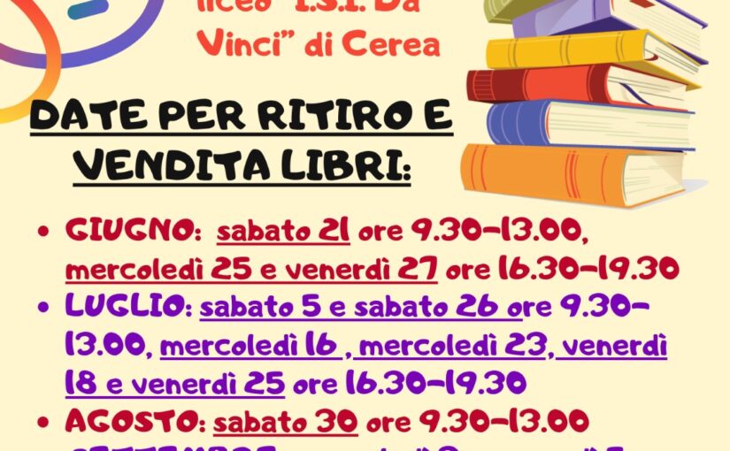 Ritorna il mercatino dei libri usati 2025